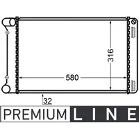 Mahle CR 125 000P Kühlmittelkühler PREMIUM LINE