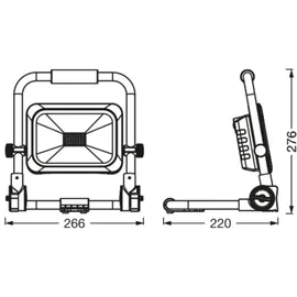LEDVANCE Akku-LED-Arbeitsleuchte LED W #4058075831131