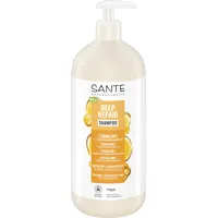 SANTE Deep Repair Shampoo + 3-Fach Protein Komplex, veganes Pflegeshampoo für geschmeidiges und glänzendes Haar, repariert trockenes, strapaziertes Haar, 950 ml