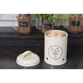 Esschert Design Vorratsdose Knoblauch - Weiß