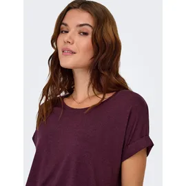 Only T-Shirt "ONLMOSTER – Kurzarmshirt mit Aufschlag und klassischem Look", Damen, Gr.