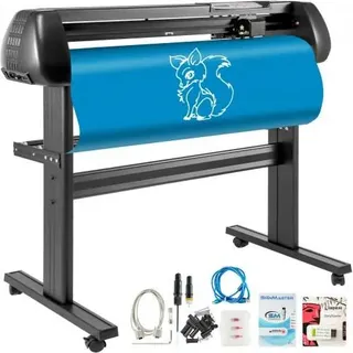 VEVOR Schneideplotter, Plottermaschine Max. 720 mm Papiervorschub, Vinyl Schneideplotter, Folienplotter, Vinyl Schneideplotter Maschine