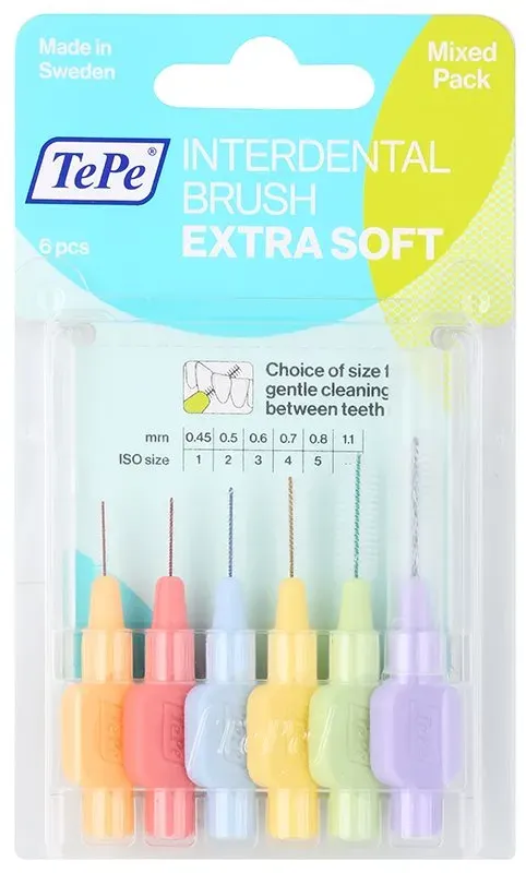TePe Extra Soft Interdentalzahnbürste Mix 6 St.