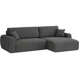 kaiser möbel Eckcouch Cord 2-Sitzer Grau