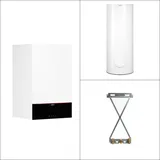 Viessmann Gas-Brennwert Paket Vitodens 200-W B2HF 32 kW 3,5" Display Speicher Vitocell 100-W CVAB 300L