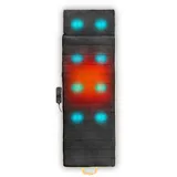 Venga! Massagematte mit Wärmefunktion, 5 Massageprogramme, 3 Intensitätsstufen, schwarz/ orange, VG MAS 3002