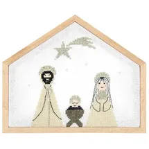 Rico Design Stickpackung Gezählter Kreuzstich, Krippe klein