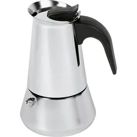 Weis Espressokocher 200 ml 4 Tassen Edelstahl