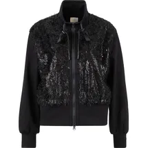 Sportalm Kitzbühel Sweatjacke mit Pailletten schwarz L (40)