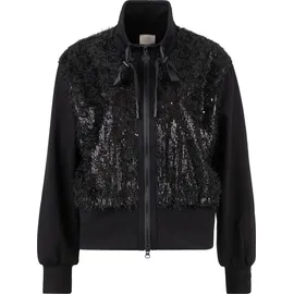 Sportalm Kitzbühel Sweatjacke mit Pailletten schwarz L (40)