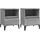 vidaXL Nachtschrank 2 Stk 40 x 35 x 50 cm Grau