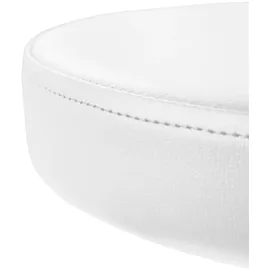 Physa Rollhocker mit Lehne Weiß