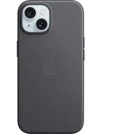Apple iPhone 15 Feingewebe Case mit MagSafe schwarz