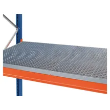 Schulte Lagertechnik Gitterrost für Palettenregal, 1100 x 1825 mm, verzinkt, aufgelegt, 60x40 mm M...