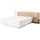 Meble Laski Doppelbett Triest 160 x 200 cm Weiß/Gold
