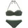 JETTE Bügel-Bandeau-Bikini Damen Grün 38 Cup B