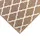 Primaflor In- und Outdoorteppich REVERSO Round Rhombus Braun 120x160cm