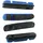CAMPAGNOLO 4 Zapatas Freno Carretera Campagnolo Mille BR-PEO5001 Compatible Campagnolo, Blau