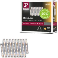 Paulmann MaxLED 1000 LED Strip Warmweiß Einzelstripe 2,5m 18W