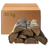 Kaminholz Grillholz Brennholz Feuerholz Eiche trocken ofenfertig 30kg Kamin Ofen