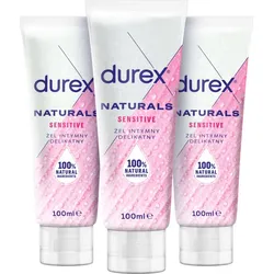 Durex Naturals Sensitive 2+1 Gleitgel vorteilhafte Packung 3x100 ml