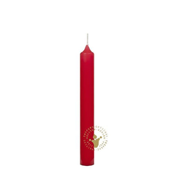 Jaspers Kerzen Formkerze Kronenkerzen rot 175 x 22 mm, 10 Stück