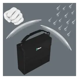 WERA 2go 2 Werkzeug-Container, 3-teilig