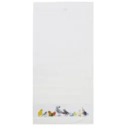 framsohn Frottiertuch 'Vögel' (Farbe: Blau / Größe: Duschtuch 75 x 150 cm)