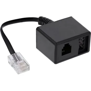 InLine TAE Adapterkabel RJ45 Stecker auf TAE-N & RJ11 Buchse