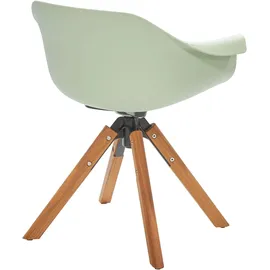 Musterring Stockholm Schalenstuhl 64 x 57 x 78 cm grün 2er Set