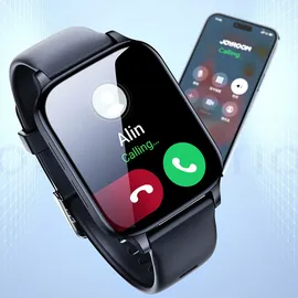 Joyroom Fit-Life Smartwatch Armbanduhr IP68 Gesundheitsüberwachung Herzfrequenz Dunkelgrau (JR-FT3)