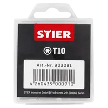 Stier TX-Bit-Großpackung T10 25 mm