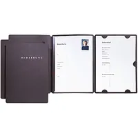 Pagna Bewerbungsmappe Select Basic A4 Schwarz 3 St.