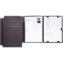 Pagna Bewerbungsmappe Select Basic A4 Schwarz 3 St.