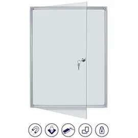 Franken Schaukasten X-tra!Line silber 4x DIN A4 51,0 x 3,0 x 68,0 cm, 1 St.