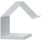 GAH Alberts Alberts 355067 Vogelhäuschen Spitzdach | Vogelfutterhaus aus Stahl in verschiedenen Trendfarben | Vogelhaus zum aufhängen oder hinstellen | Größe 145 x 150 x 180 mm
