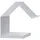 GAH Alberts Alberts 355067 Vogelhäuschen Spitzdach | Vogelfutterhaus aus Stahl in verschiedenen Trendfarben | Vogelhaus zum aufhängen oder hinstellen | Größe 145 x 150 x 180 mm