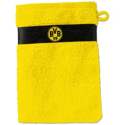 Waschhandschuh BVB gelb