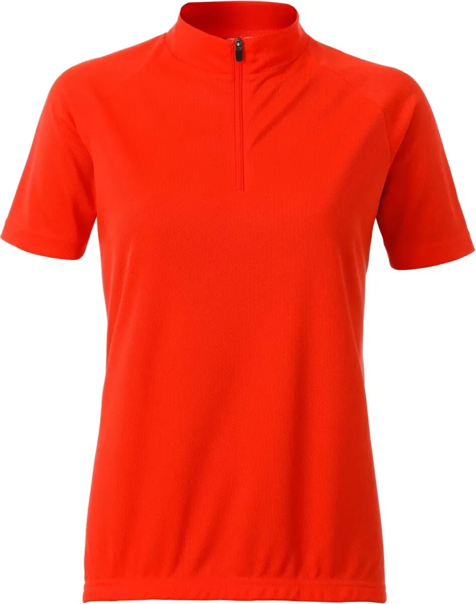 James & Nicholson Damen Radtrikot T-Shirt JN511 bright orange XXL