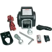 HP Autozubehör Seilwinde 20605 Zugkraft (rollend)=6.8 kg Kabel-Fernbedienung, Funk-Fernbedienung