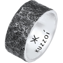 KUZZOI Herren Bandring Organic Struktur 925 Silber 66 9 mm