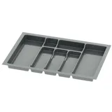 Sossai Divio Besteckeinsatz für Schubladen 63 x 43 cm 7 Fächer zuschneidbar