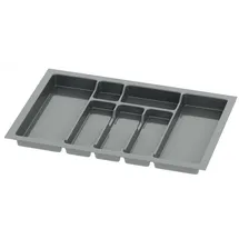 Sossai Divio Besteckeinsatz für Schubladen 63 x 43 cm 7 Fächer zuschneidbar