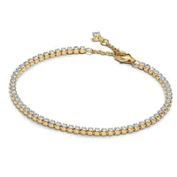 Pandora Tennisarmband Goldfarben 563927C01 Größe 18 cm