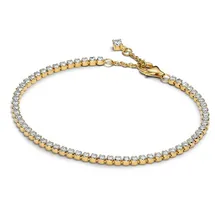Pandora Tennisarmband Goldfarben 563927C01 Größe 18 cm