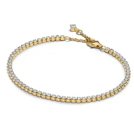 Pandora Tennisarmband Goldfarben 563927C01 Größe 18 cm