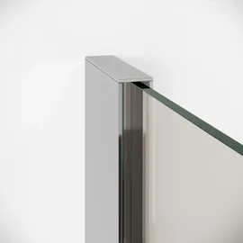 Badplaats Duschwand Florida 60 x 200cm Glas Duschabtrennung Chrom - Walk-In Dusche Nano Duschtrennwand