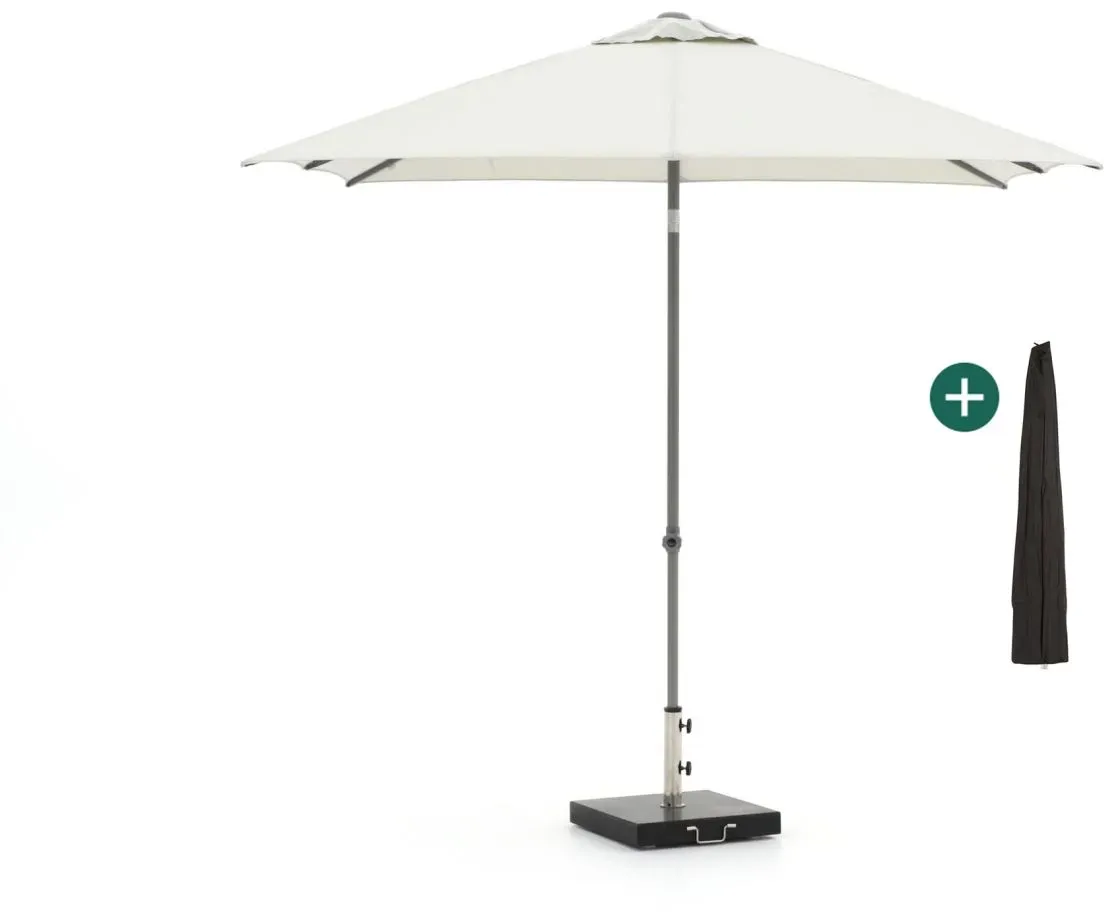 + 10 % Kassenrabatt | Shadowline Push-up Sonnenschirm 240x240 cm