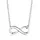 Elli Halskette Infinity Symbol Unendlichkeit 925 Silber