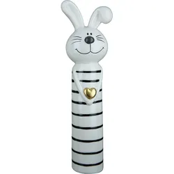 Deko Hase Loving 29cm mit Streifen